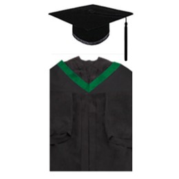 Graduation gown of Bachelor of social science education, School of education, University of design and education black stucco board Hat Black braid and tassel dark green shawl graduation gown garment factory DA203 Graduation gown of Bachelor of social science education, School of education, University of design and education black stucco board Hat Black braid and tassel dark green shawl graduation gown garment factory DA203